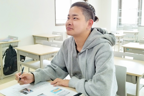 金子雄斗さん｜スポーツ健康医療専門学校 在校生紹介