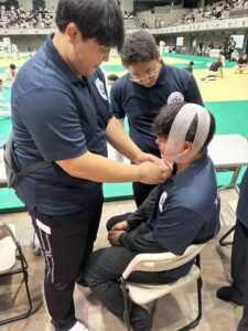 柔道大会トレーナー実習