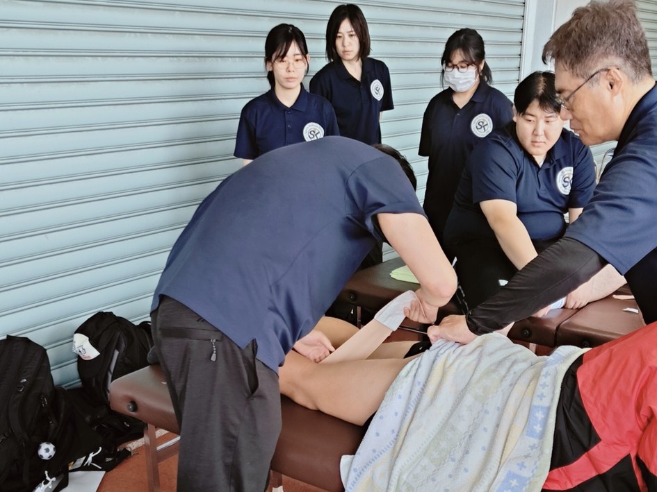 夏休みも実施！陸上トレーナー実習｜スポーツ健康医療専門学校ブログ